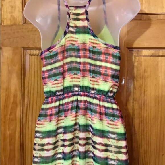 No Boundaries Tie Dye Floor Length Maxi Elastic Waist Sundress Dress3 - 5 Small - Picture 11 of 16
